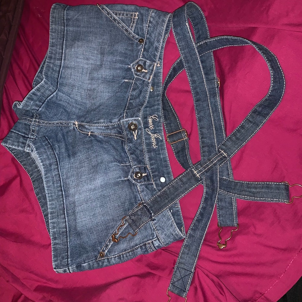 Guess Jean's short overalls